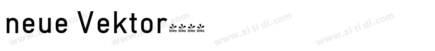 neue Vektor字体转换